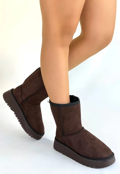 Sophia Kahverengi Süet Bot - Resim 2