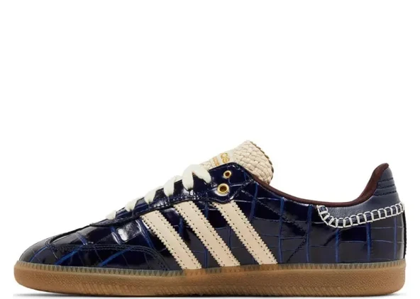 Adidas Samba Wales Bonner Navy Croc - Resim 2