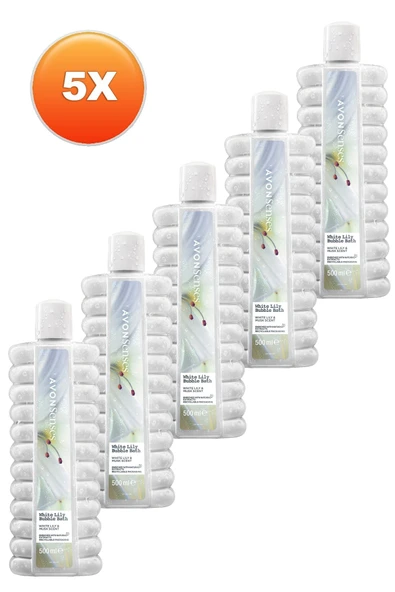 White Lily Zambak Banyo Köpüğü 500 Ml. Beşli Set - 2