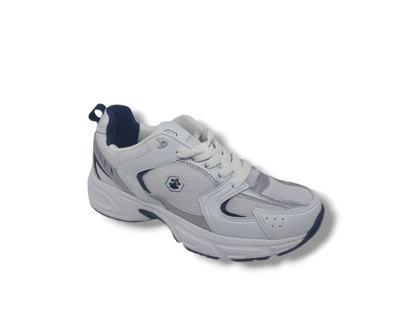 Unisex Beyaz File Yürüyüş Koşu Spor Ayakkabı - Resim 4