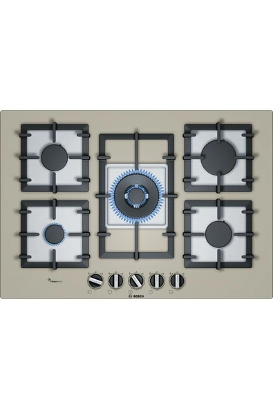 Bosch PPQ7A8B90 75 cm Wok Gözlü Camlı Ankastre Ocak