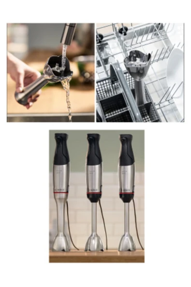Bosch Serie 6, El Blenderı, Ergomaster, 1200 W, Paslanmaz Çelik - 6