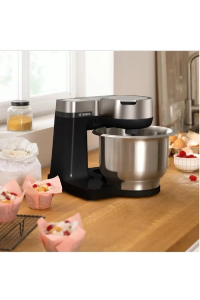 Bosch Mums2vm00 900 W 3.8 Lt Siyah Mutfak Şefi