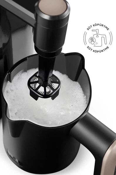 Karaca Hatır Barista Cappuccino, Latte Ve Türk Kahve Makinesi Antrasit - 7