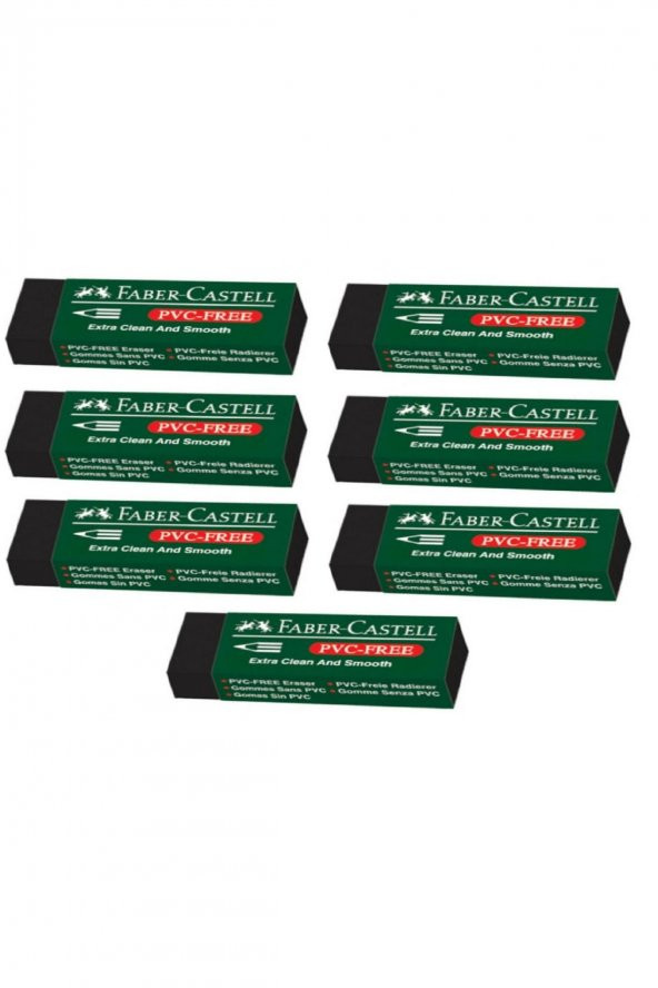 Silgi Siyah Büyük Boy 7 Adet