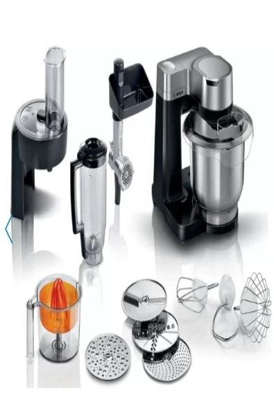 Bosch Mums2vm40 Mutfak Makinesi Mum Serie I 2 900 W Siyah, Gümüş