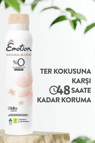 Emotion Natural Bloom Kadın Deodorant 150 ml - Resim 4