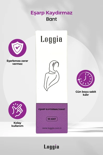 Loggia 6lı Siyah Tesettür Seti - Topuz Tokası, Eşarp Bandı, Klips, İç Başörtüsü, Düz Bone, Fırfırlı Bone - Resim 7