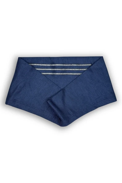 Loggia Kaymayan Silikonlu Bandana Bone Lacivert - Kadın Tesettür Dikişsiz Kaymaz Geçme - Sportif Saç Bandı - 7