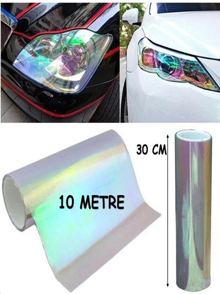 Far Stop Filmi Far Folyosu Bukalemun Renk Far Çizik Koruma Folyosu 30 Cm X 10 Metre ürün görseli