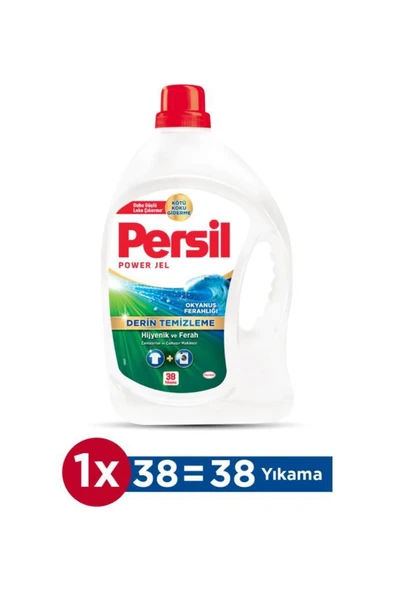 Persil Jel Okyanus Ferahlığı  Sıvı Çamaşır Deterjanı 38 Yıkama 2470 ml ürün görseli
