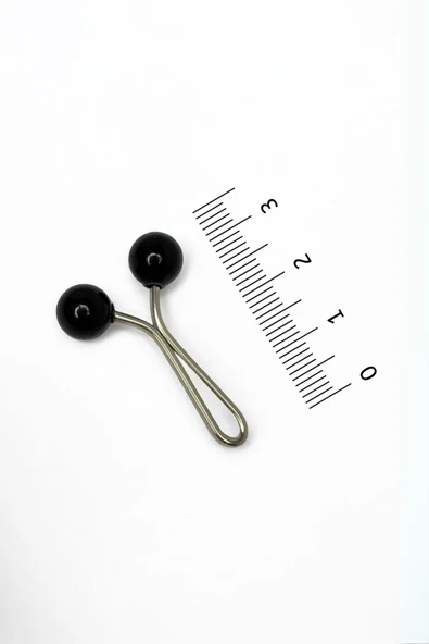 Loggia Eşarp Şal Klipsi Siyah İnci Model 1 Adet Klips - Kadın Tesettür Aksesuar - Resim 3