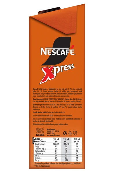 Nescafe NESCAFÉ XPRESS Original Soğuk Kahve 1LX6 - Resim 3
