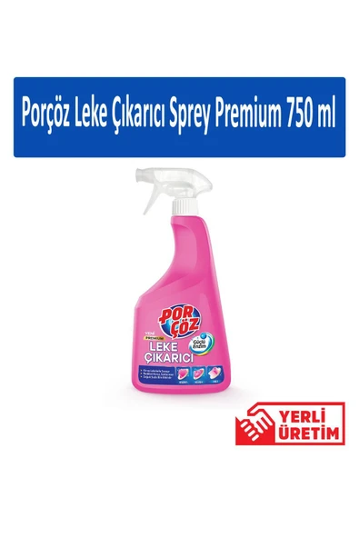 Porçöz Leke Çıkarıcı Sprey Premium 750 ml x 4 Adet - Resim 2