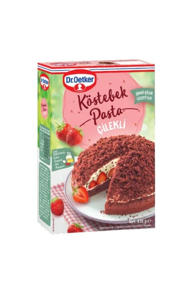 Dr. Oetker Dr.Oetker Köstebek Pasta Çilekli 430 g ürün görseli