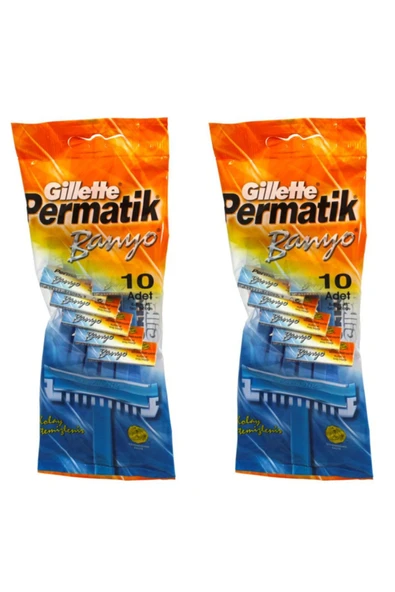 Gillette Permatik Banyo 10'lu Poşet X 2 Adet ürün görseli 1