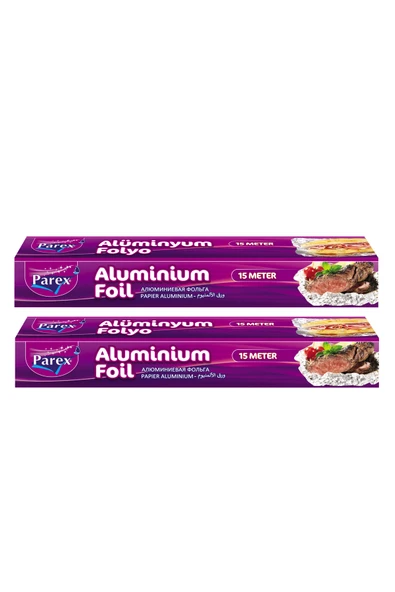 Parex Alüminyum Folyo 15 Mt İkili Set
