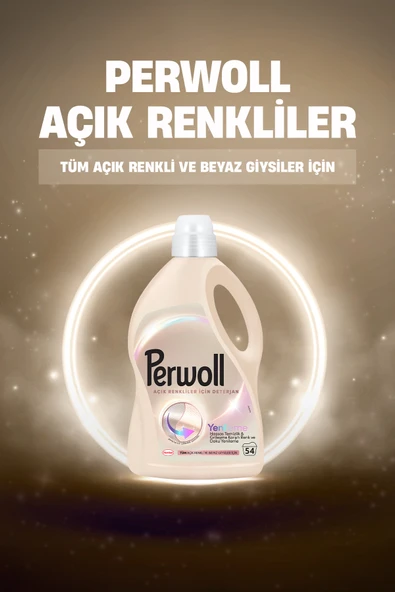 Perwoll Sıvı Deterjan Yenileme & Bakım Açık Renkliler 4x2.97L – Toplam 216 Yıkama Kapasiteli Güçlü Temizlik - Resim 6