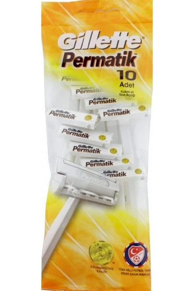 Gillette GİLLETTE PERMATİK KULLAN AT TIRAŞ BIÇAĞI 10'LU (5 PAKET) - Resim 2