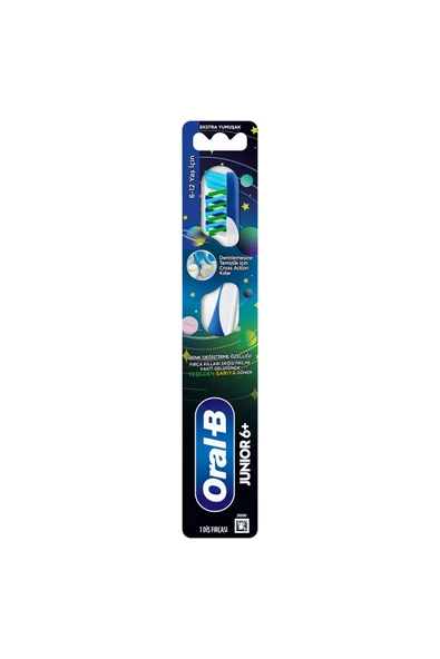 Oral-B Kids/Junior 6-12 Yaş Diş Fırçası - Resim 2