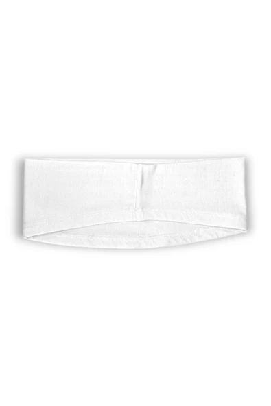 Loggia Kaymayan Silikonlu Bandana Bone Beyaz - Kadın Tesettür Dikişsiz Kaymaz Geçme - Sportif Saç Bandı - 8