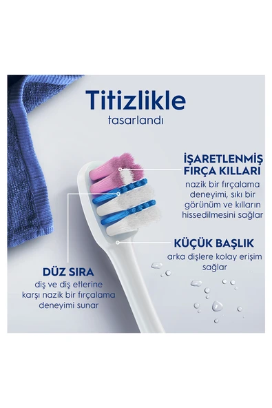 Oral-B Pro-Sensitive Advanced Hassas Temizlik Diş Fırçası - Resim 3