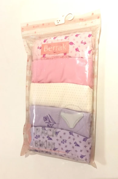 Monalisa Home Cotton  Elastik 5 li Bikini Kalıp XL Beden