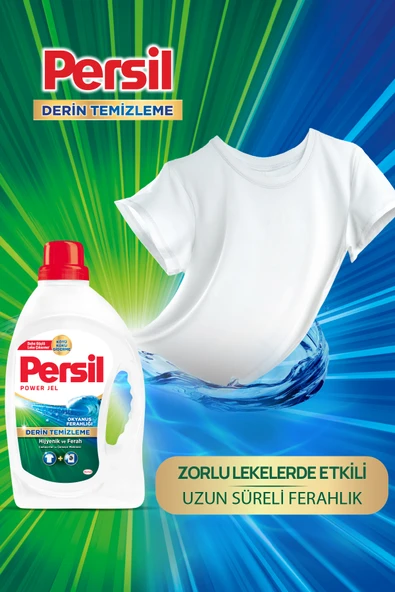 Persil Jel Okyanus Ferahlığı Sıvı Çamaşır Deterjanı 26 Yıkama  1.690 ml 3'lü Set - Resim 5