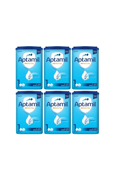 Aptamil 1 Numara Yeni 800 GR 6`lı Avantaj Paketi (4800GR) ürün görseli