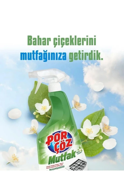 Porçöz PORÇÖZ MUTFAK ÇAMAŞIR SUYU KATKILI & BAHAR ÇİÇEKLERİ 750 ML - Resim 6