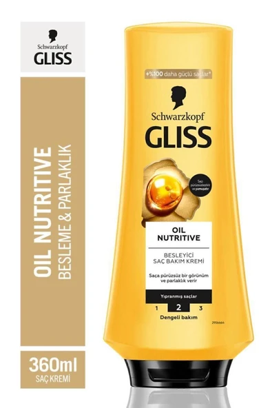 Gliss Oil Nutritive Saç Kremi 360 ML ürün görseli