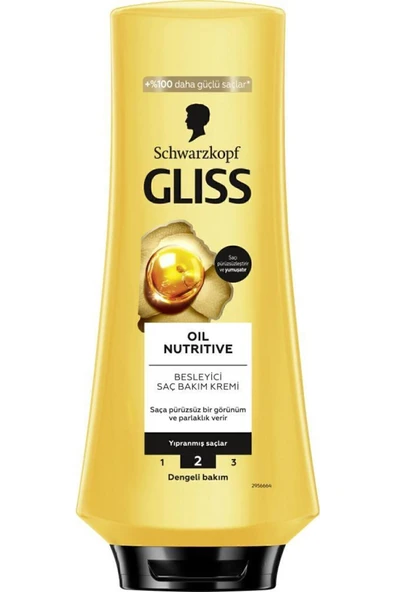 Gliss Oil Nutritive Saç Kremi 360 ML - Resim 2