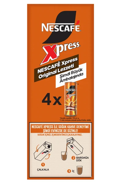 Nescafe NESCAFÉ XPRESS Original Soğuk Kahve 1LX6 - Resim 4