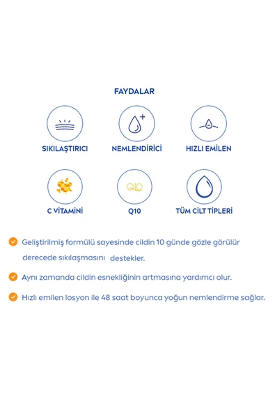 NIVEA Q10 7 Günde Sıkılaştırıcı Vücut Losyonu 250ml,C Vitamini, Nemlendirici, Esnek Ve Elastik Cilt x1 - 2