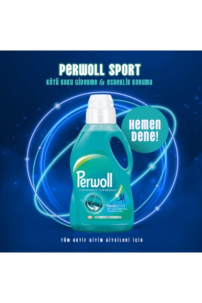 Perwoll Spor Giysiler Yenileme 5x2.97L – Spor Kıyafetler İçin Ekstra Büyük Set (270yıkama ) - Resim 5
