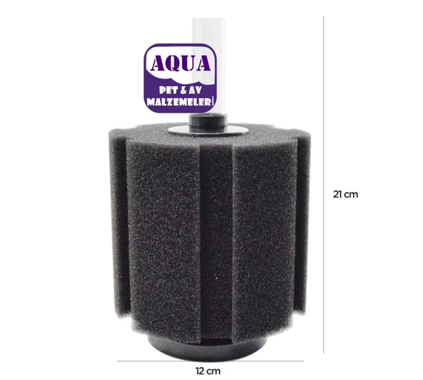 Atlantik ATL-400 Filtre - Üretim Filtresi Akvaryum Pipo Filtre Sünger Filtre Büyük Boy - 1