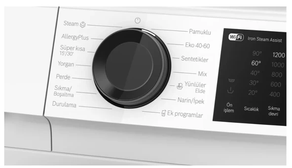 Bosch WGK242Z0TR 1200 Devir 9 kg Çamaşır Makinesi - 3
