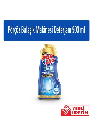 Porçöz 900 Ml Jel Bulaşık Deterjanı Premium x12 Adet - Resim 2