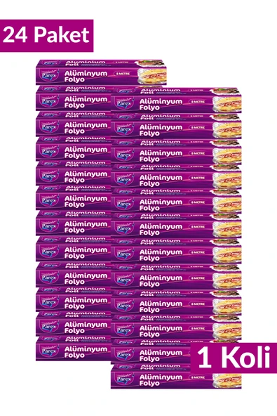 Parex Alüminyum Folyo 8 Mt 24 Paket 1 Koli - 4