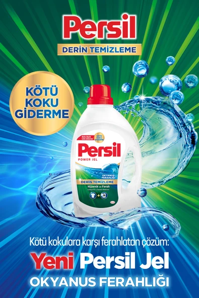 Persil Jel Okyanus Ferahlığı  Sıvı Çamaşır Deterjanı 26 Yıkama 1690 ml 2'li Set - 4