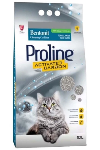 Wahw Pet Proline Bentonit Aktif Karbonlu Kedi Kumu 10 Lt - 8698995031202