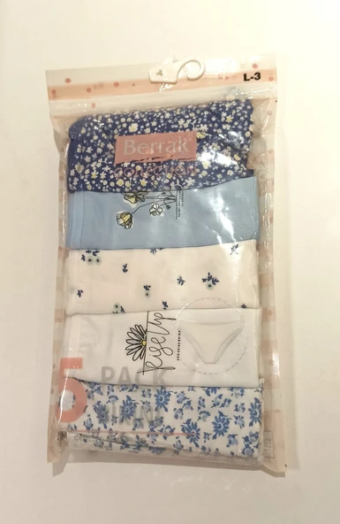 Monalisa Home Cotton  Elastik 5 li Bikini Kalıp L Beden ürün görseli 1