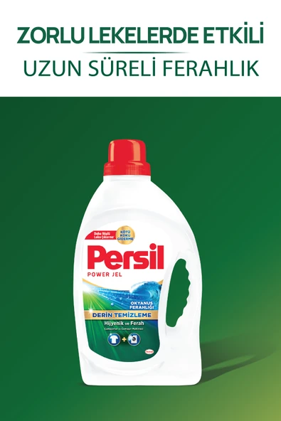 Persil Jel Okyanus Ferahlığı Sıvı Çamaşır Deterjanı  38 Yıkama 2470ml 3'lü Set - Resim 6