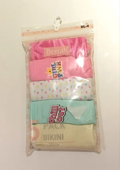 Monalisa Home Cotton  Elastik 5 li Bikini Kalıp XL Beden