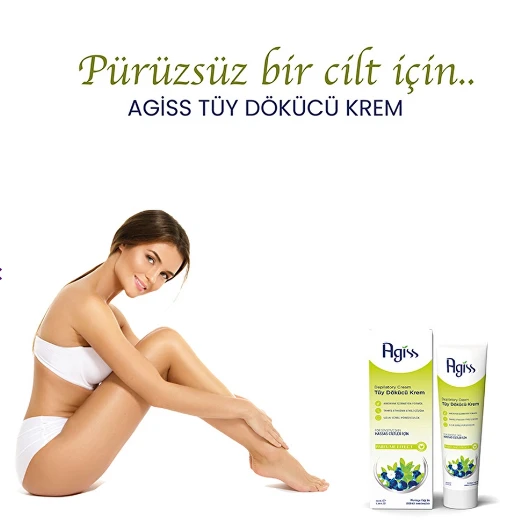 Agiss Tüy Dökücü Krem Hassas Ciltler İçin 100 ml - Resim 4