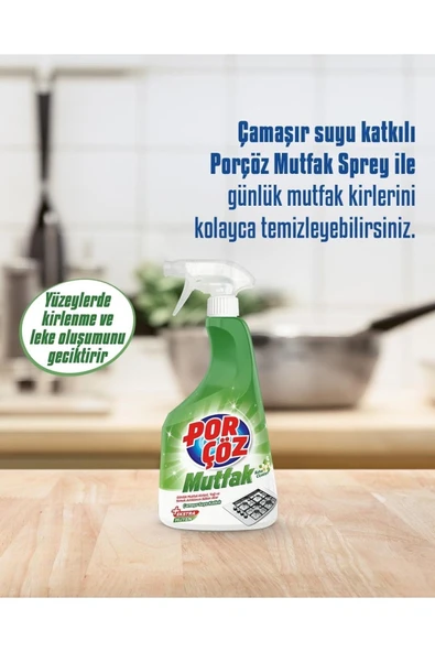 Porçöz PORÇÖZ MUTFAK ÇAMAŞIR SUYU KATKILI & BAHAR ÇİÇEKLERİ 750 ML - Resim 2