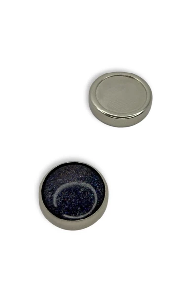 Loggia Eşarp Ve Şal Mıknatısı Simli Mor - Başörtü Tutucu Kadın Tesettür Aksesuar Mıknatıs - Resim 4