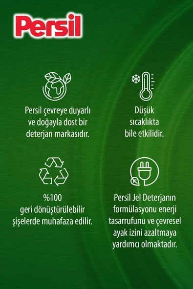 Persil Jel Gülün Büyüsü Sıvı Çamaşır Deterjanı 52 Yıkama 2x 1690ml - Resim 5