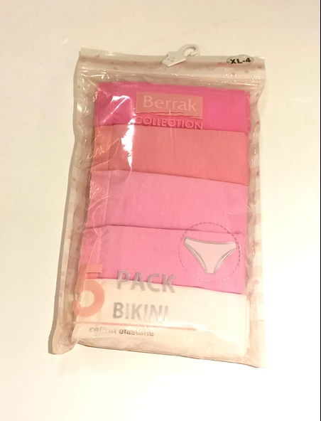 Monalisa Home Cotton  Elastik 5 li Bikini Kalıp XL Beden