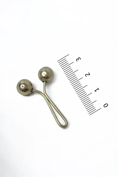 Loggia Eşarp Şal Klipsi Gümüş İnci Model 1 Adet Klips - Kadın Tesettür Aksesuar - Resim 3